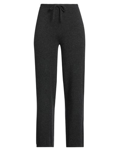 BE YOU BY GERALDINE ALASIO BE YOU BY GERALDINE ALASIO WOMAN PANTS CHARCOAL SIZE XS CASHMERE 