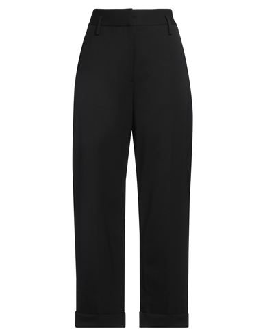 A.b. A. B. Woman Pants Black Size 8 Polyester, Virgin Wool, Elastane In Black