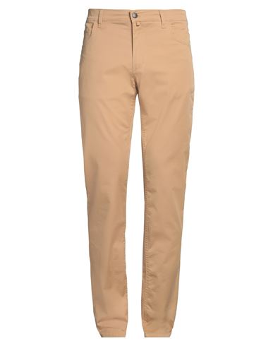Barbour Man Pants Sand Size 40 Cotton, Elastane In Beige