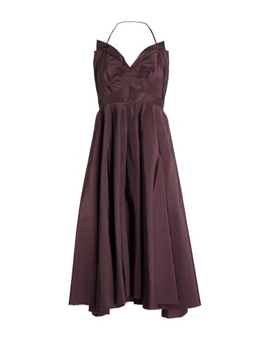 Maison Margiela Woman Midi Dress Plum Size 4 Polyamide In Purple