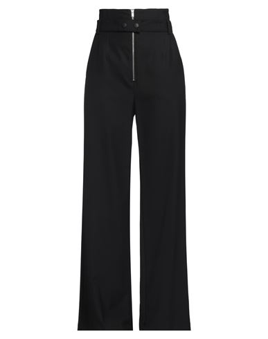 Erika Cavallini Woman Pants Black Size 8 Virgin Wool In Black