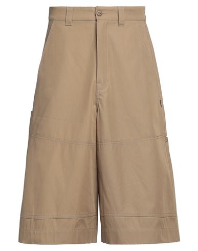 Mm6 Maison Margiela Man Shorts & Bermuda Shorts Khaki Size 34 Cotton In Beige