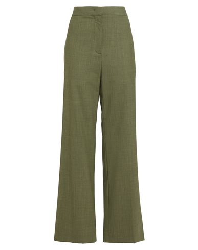 Fabiana Filippi Woman Pants Green Size 10 Virgin Wool, Polyamide