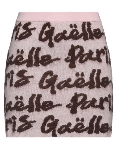 Gaelle Paris Gaëlle Paris Woman Mini Skirt Pink Size 1 Synthetic Fibers, Polyamide, Wool, Mohair Wool, Cashmere
