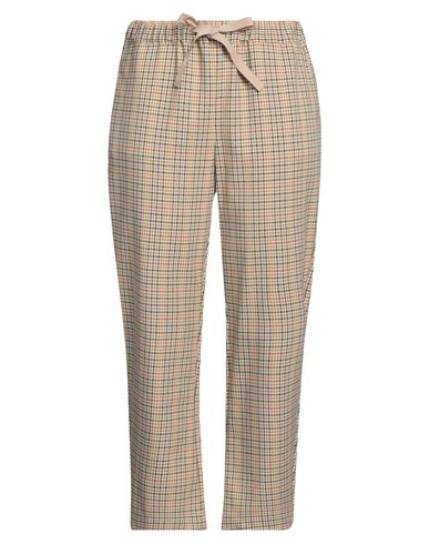 Semicouture Woman Pants Camel Size 8 Polyamide