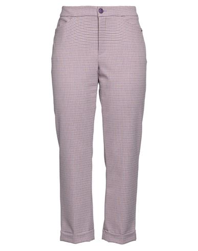 Xandres Gold Woman Pants Lilac Size 16 Polyester, Viscose, Elastane