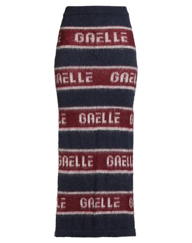 Gaelle Paris Gaëlle Paris Woman Midi Skirt Navy Size 1 Acrylic, Polyamide, Mohair Wool In Blue