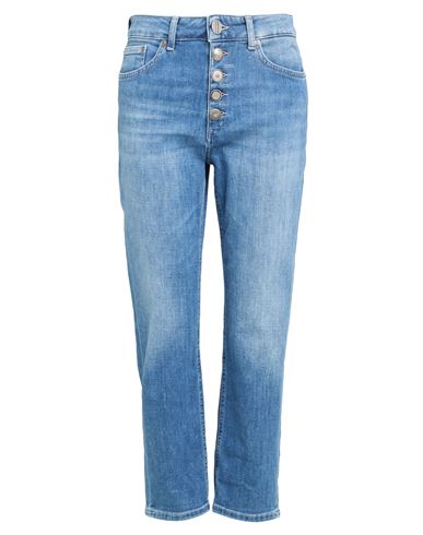 Dondup Woman Jeans Blue Size 32 Cotton, Elastomultiester, Elastane