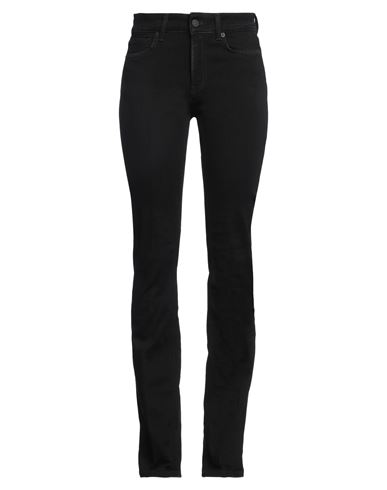 Dondup Woman Jeans Black Size 32 Cotton, Polyester, Modal, Elastane In Black