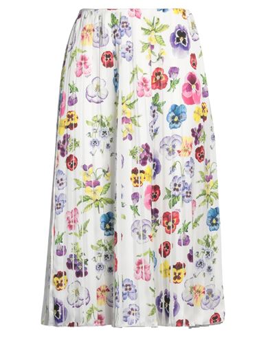 Vivetta Woman Midi Skirt White Size 10 Polyester In White