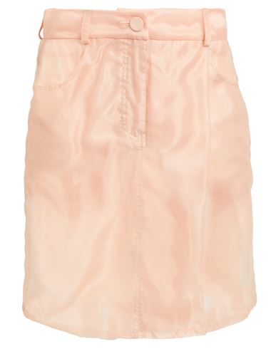 Vivetta Woman Mini Skirt Apricot Size 4 Polyamide, Polyester In Orange