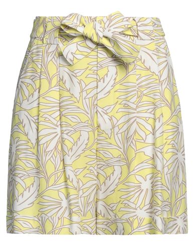 Woolrich Woman Shorts & Bermuda Shorts Pastel Yellow Size M Viscose In Yellow