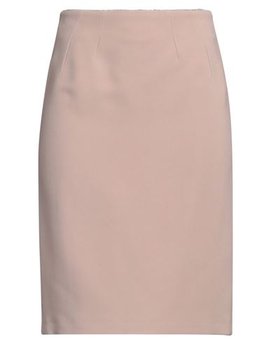 Elisabetta Franchi Woman Mini Skirt Light Brown Size 6 Viscose, Elastane In Beige
