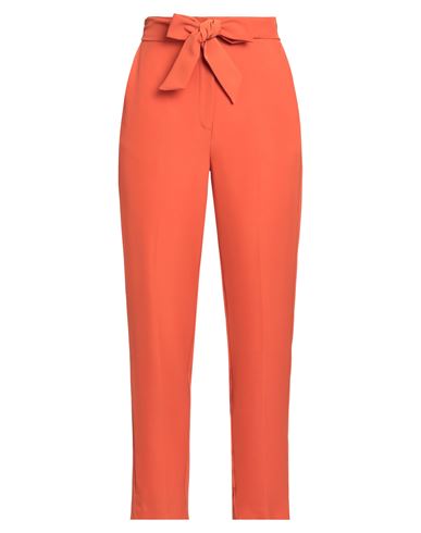 Emme By Marella Woman Pants Orange Size 6 Polyester, Elastane