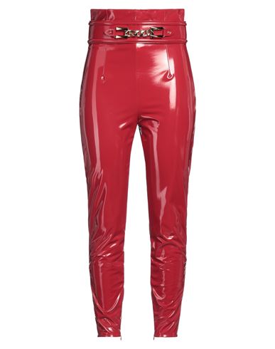 Elisabetta Franchi Woman Pants Red Size 6 Polyester, Elastane In Red