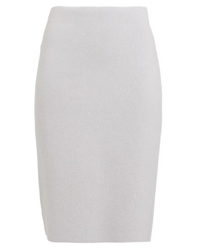 Falda midi Mujer Gris L Mujer