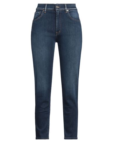 Dondup Woman Jeans Blue Size 32 Cotton, Lyocell, Elastomultiester, Elastane In Blue