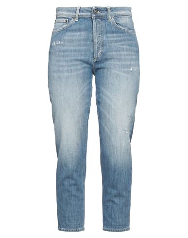 Dondup Woman Jeans Blue Size 29 Cotton, Elastomultiester