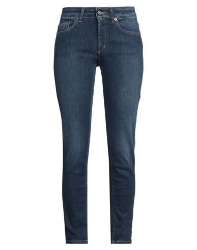 Dondup Woman Jeans Blue Size 32 Cotton, Lyocell, Elastomultiester, Elastane In Blue