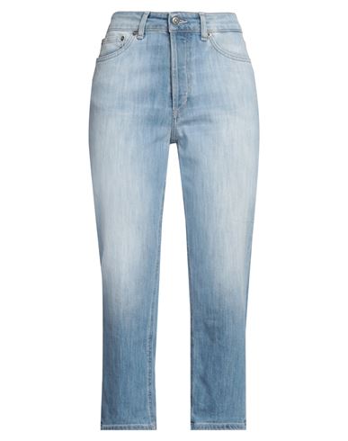 DONDUP DONDUP WOMAN JEANS BLUE SIZE 31 COTTON, ELASTOMULTIESTER 