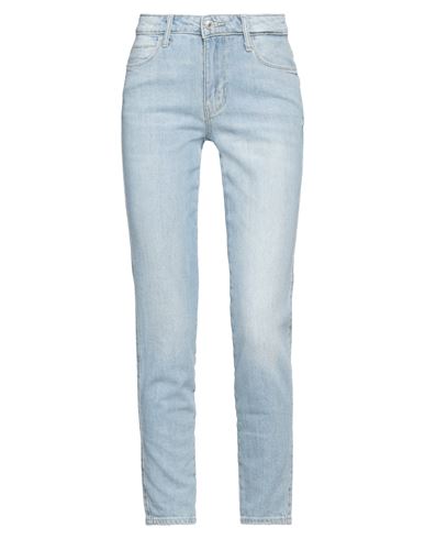 Guess Woman Jeans Blue Size 26w-29l Cotton, Elastomultiester, Elastane In Blue