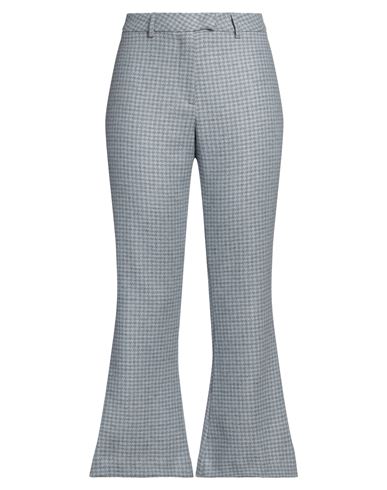 L'AUTRE CHOSE L' AUTRE CHOSE WOMAN PANTS SKY BLUE SIZE 8 WOOL, POLYESTER, POLYAMIDE 