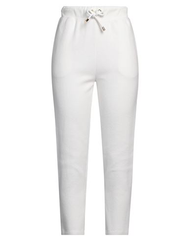 Elisabetta Franchi Woman Pants White Size 8 Cotton, Polyamide In White