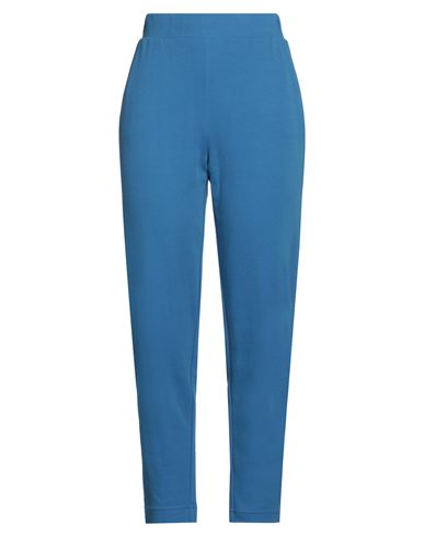 Max Mara Leisure Woman Pants Blue Size M Cotton, Polyamide In Blue