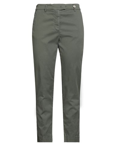 Myths Woman Pants Sage Green Size 8 Lyocell, Cotton, Elastane
