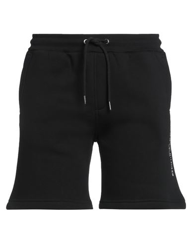 Tommy Hilfiger Man Shorts & Bermuda Shorts Black Size L Organic Cotton, Polyester In Black