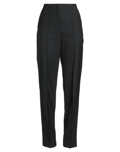 Semicouture Woman Pants Black Size 6 Polyester, Virgin Wool, Elastane