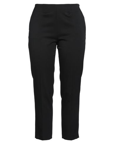 Erika Cavallini Woman Pants Black Size 10 Polyester, Virgin Wool, Elastane In Black
