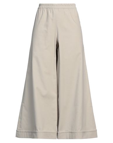 Nina 14.7 Woman Pants Light Grey Size 4 Cotton, Elastane