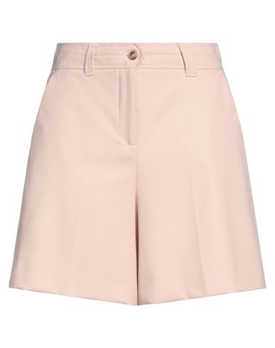 MARELLA MARELLA MONOCHROME WOMAN SHORTS & BERMUDA SHORTS BLUSH SIZE 6 POLYESTER, VISCOSE, ELASTANE 