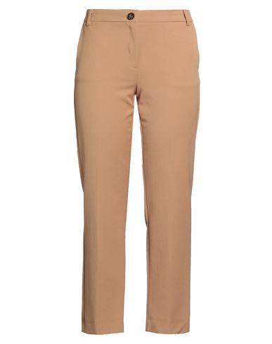 Emme By Marella Woman Pants Camel Size 12 Polyester, Viscose, Elastane