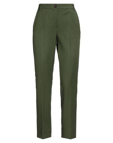 Emme By Marella Woman Pants Green Size 2 Polyester, Viscose, Elastane In Green