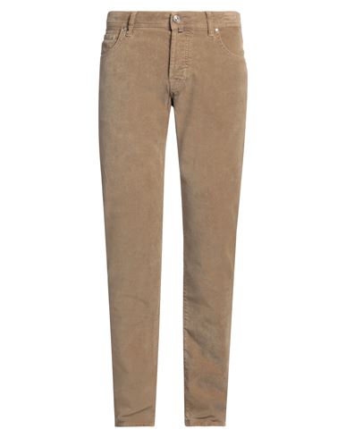JACOB COHЁN JACOB COHЁN MAN PANTS SAND SIZE 32 COTTON, ELASTANE, POLYESTER 