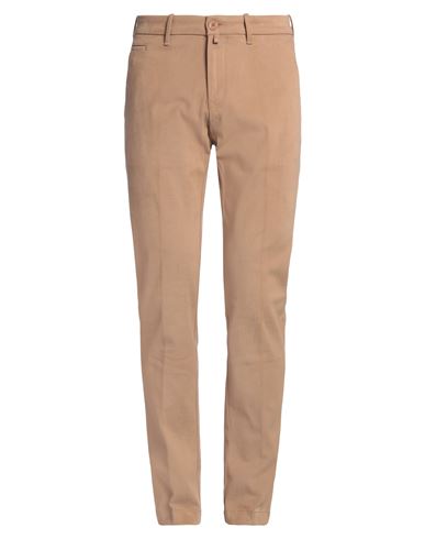 Shop Jacob Cohёn Man Pants Camel Size 34 Cotton, Elastane, Polyester In Beige