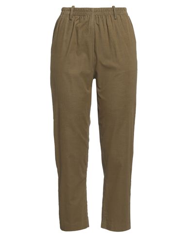Nina 14.7 Woman Pants Military Green Size 8 Cotton In Green