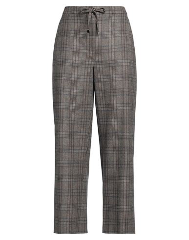 's Max Mara Woman Pants Dark Brown Size 10 Virgin Wool, Cashmere