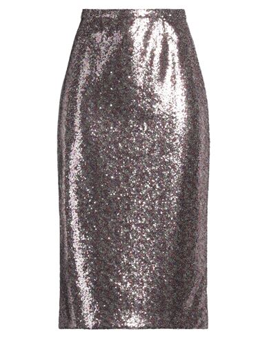 Rochas Woman Midi Skirt Purple Size 8 Polyester, Polyamide In Purple