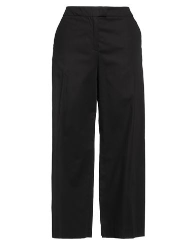 Pt Torino Woman Pants Black Size 10 Cotton, Elastane