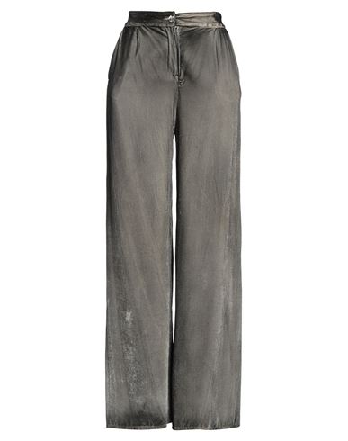 Shop Avant Toi Woman Pants Charcoal Size L Viscose, Silk, Elastane In Grey