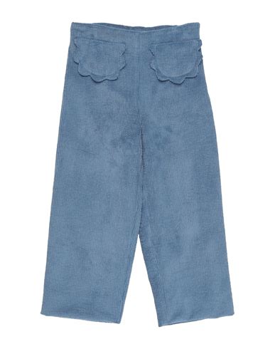 La Stupenderia Toddler Girl Pants Light Blue Size 4 Polyester, Polyamide, Elastane In Blue