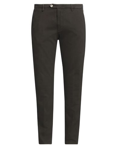 Michael Coal Man Pants Chocolate Brown Size 33 Cotton, Elastane In Brown
