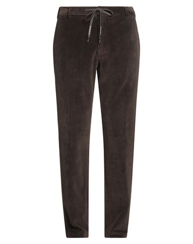 Circolo 1901 Man Pants Dark Brown Size 36 Cotton, Polyester