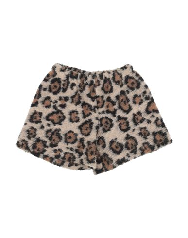 Piccola Ludo Toddler Girl Shorts & Bermuda Shorts Beige Size 4 Polyester, Wool, Acrylic In Beige