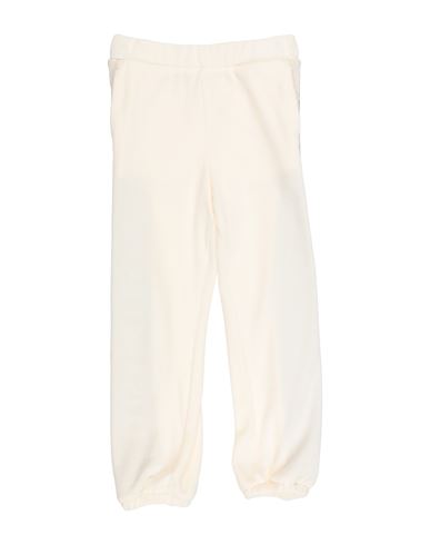 Elisabetta Franchi La Mia Bambina Toddler Girl Pants Ivory Size 3 Cotton, Viscose, Polyamide In White