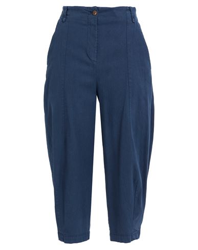 ALESSIA SANTI ALESSIA SANTI DENIM WOMAN PANTS NAVY SIZE 8 LYOCELL, COTTON, ELASTANE 