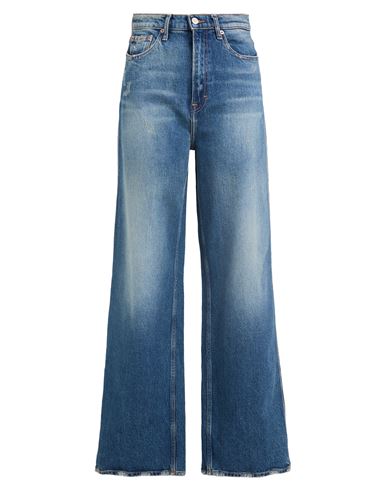 Tommy Jeans Woman Jeans Blue Size 31w-32l Cotton, Re-used Cotton, Elastane